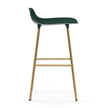 Banco elevado Form com pernas em bronze 75 cm - Verde - Normann Copenhagen