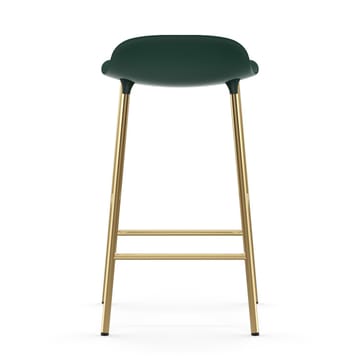 Banco elevado Form com pernas em bronze 75 cm - Verde - Normann Copenhagen