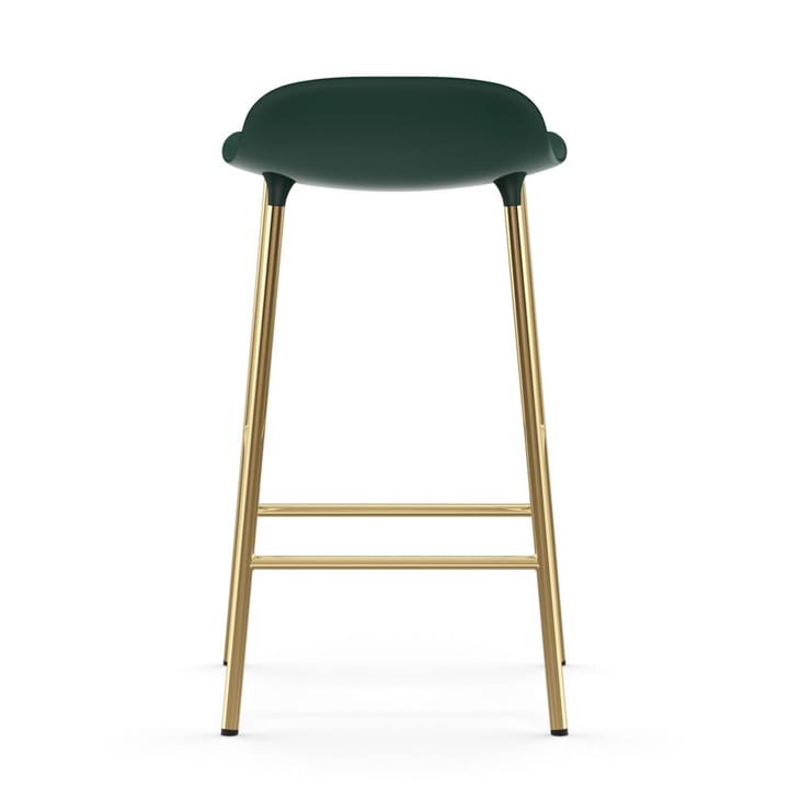 Banco elevado Form com pernas em bronze 75 cm, Verde Normann Copenhagen