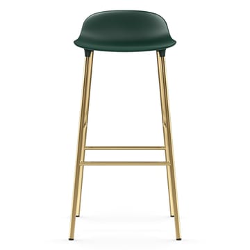 Banco elevado Form com pernas em bronze 75 cm - Verde - Normann Copenhagen