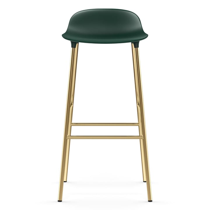 Banco elevado Form com pernas em bronze 75 cm, Verde Normann Copenhagen