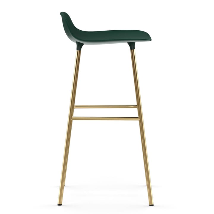 Banco elevado Form com pernas em bronze 75 cm, Verde Normann Copenhagen