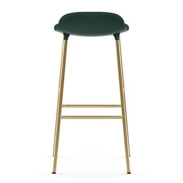 Banco elevado Form com pernas em bronze 75 cm - Verde - Normann Copenhagen