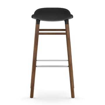 Banco elevado Form com pernas em nogueira 75 cm - Preto - Normann Copenhagen