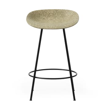 Banqueta Mat Barstool 65 cm - Seaweed-black steel - Normann Copenhagen