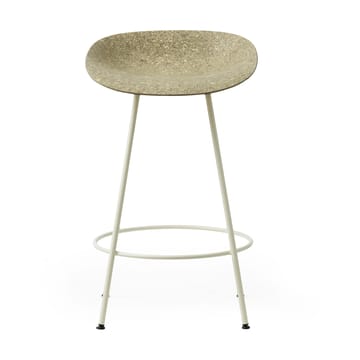 Banqueta Mat Barstool 65 cm - Seaweed-cream steel - Normann Copenhagen