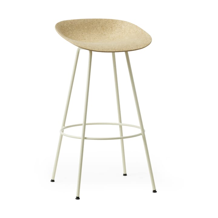 Banqueta Mat Barstool 75 cm - Hemp-cream steel - Normann Copenhagen