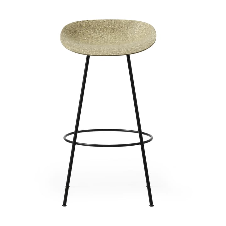 Banqueta Mat Barstool 75 cm - Seaweed-black steel - Normann Copenhagen