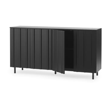 <b>Aparador Rib 45x159 cm</b> - Preto soft - Normann Copenhagen