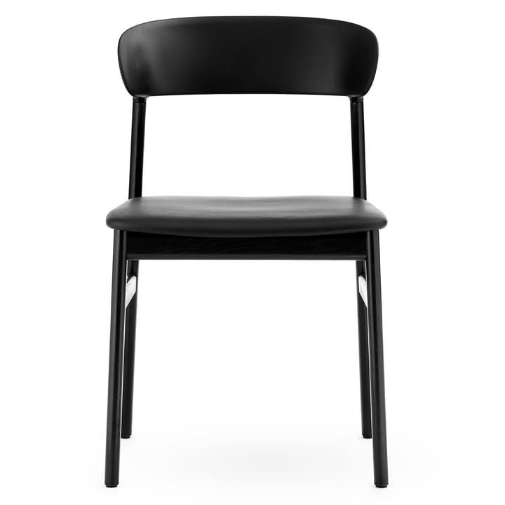 Cadeira estofos em pele carvalho preto Herit - Preto - Normann Copenhagen