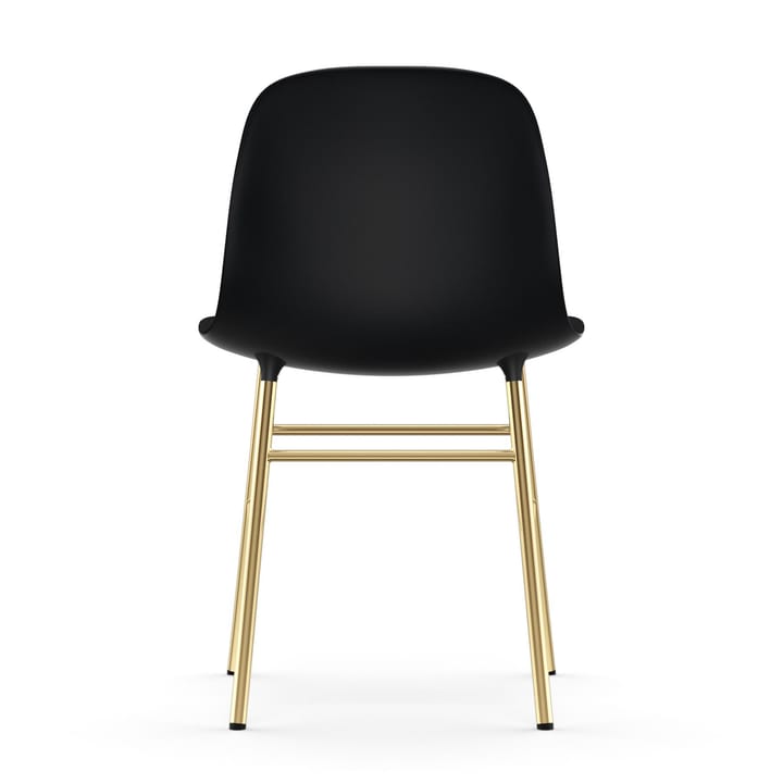 Cadeira Form pernas de Lat�ão , Preto Normann Copenhagen