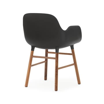 Cadeira Form - Preto, pernas verniz - Normann Copenhagen