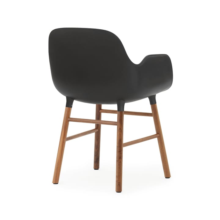 Cadeira Form, Preto, pernas verniz Normann Copenhagen