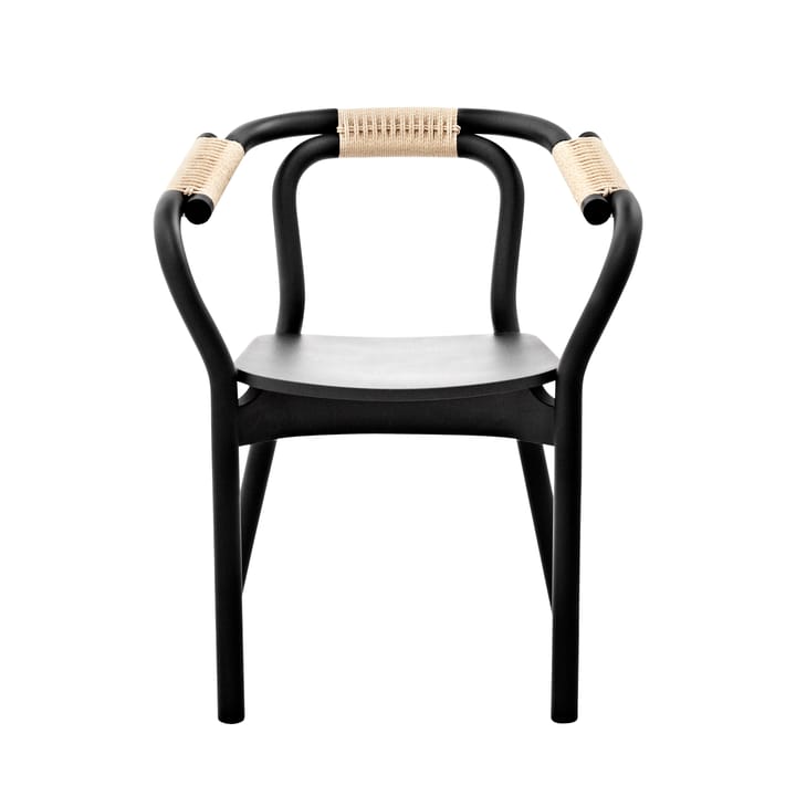 Cadeira Knot - Natural-preto - Normann Copenhagen