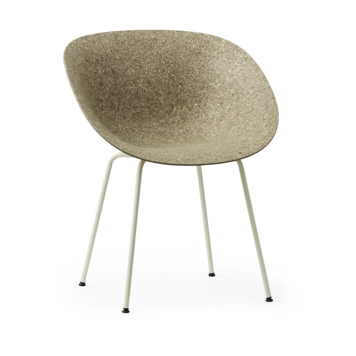 Cadeira Mat Armchair - Seaweed-cream steel - Normann Copenhagen