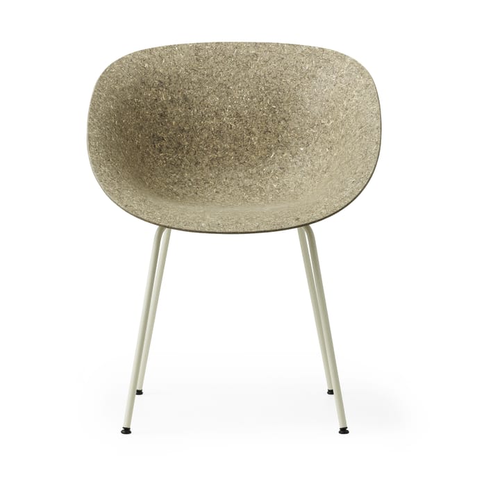 Cadeira Mat Armchair - Seaweed-cream steel - Normann Copenhagen