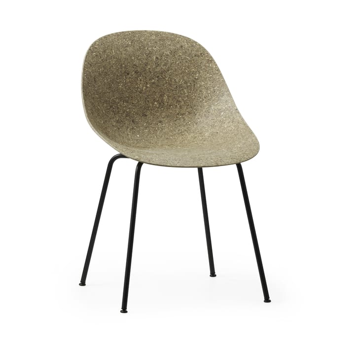 Cadeira Mat Chair - Seaweed-black steel - Normann Copenhagen