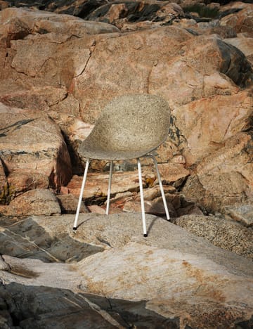 Cadeira Mat Chair - Seaweed-cream steel - Normann Copenhagen