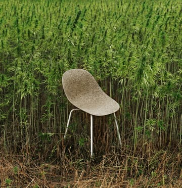 Cadeira Mat Chair - Seaweed-cream steel - Normann Copenhagen