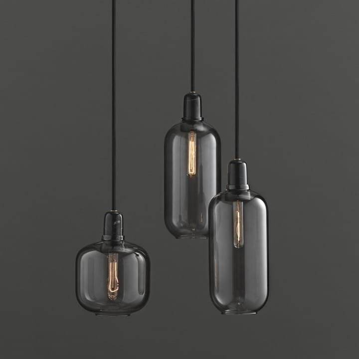 Candeeiro grande Amp - cinza-preto - Normann Copenhagen