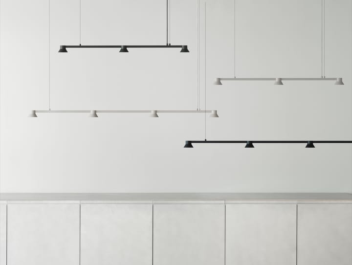 Candeeiro suspenso linear Hat pequeno, Black Normann Copenhagen