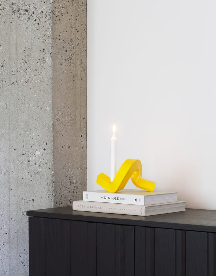 Castiçal Crooked 1, Yellow Normann Copenhagen