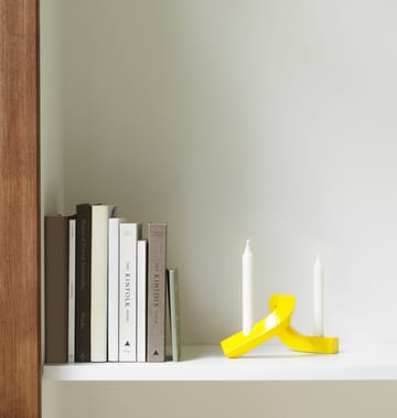 Castiçal Crooked 2 - Yellow - Normann Copenhagen