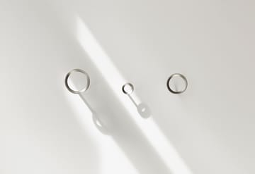 Gancho grande Loop Ø9,4 cm - Brushed Zinc - Normann Copenhagen