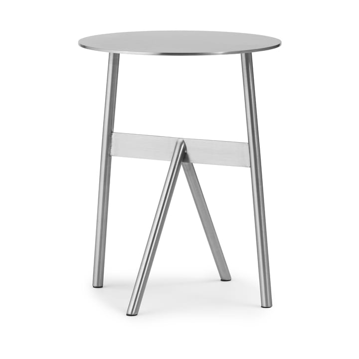 Mesa de apoio Stock Table Ø37 cm H:46 cm - Stainless Steel - Normann Copenhagen