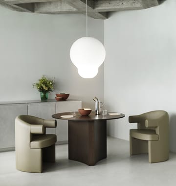 Mesa de jantar Bue 120x75 cm - Carvalho manchado de marrom - Normann Copenhagen