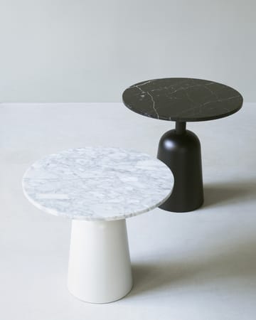 Mesa giratória ajustável Ø55 cm - Mármore branca - Normann Copenhagen