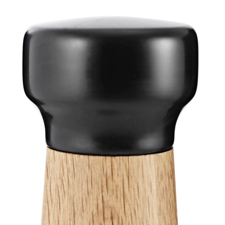 Moinho de pimenta Craft carvalho-mármore preto - grande - Normann Copenhagen