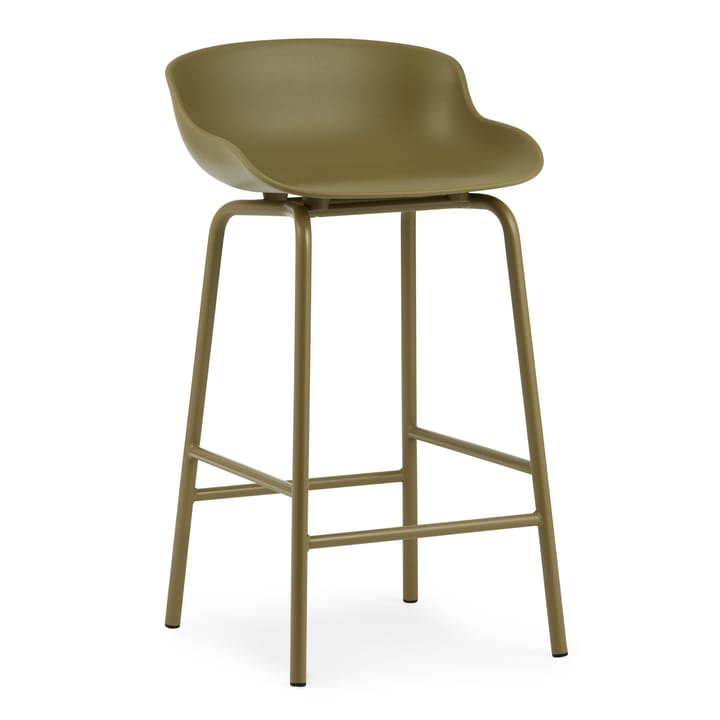 Pernas de metal de banco alto Hyg 65 cm - Verde-oliva - Normann Copenhagen