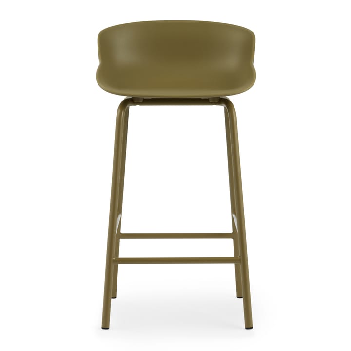 Pernas de metal de banco alto Hyg 65 cm, Verde-oliva Normann Copenhagen