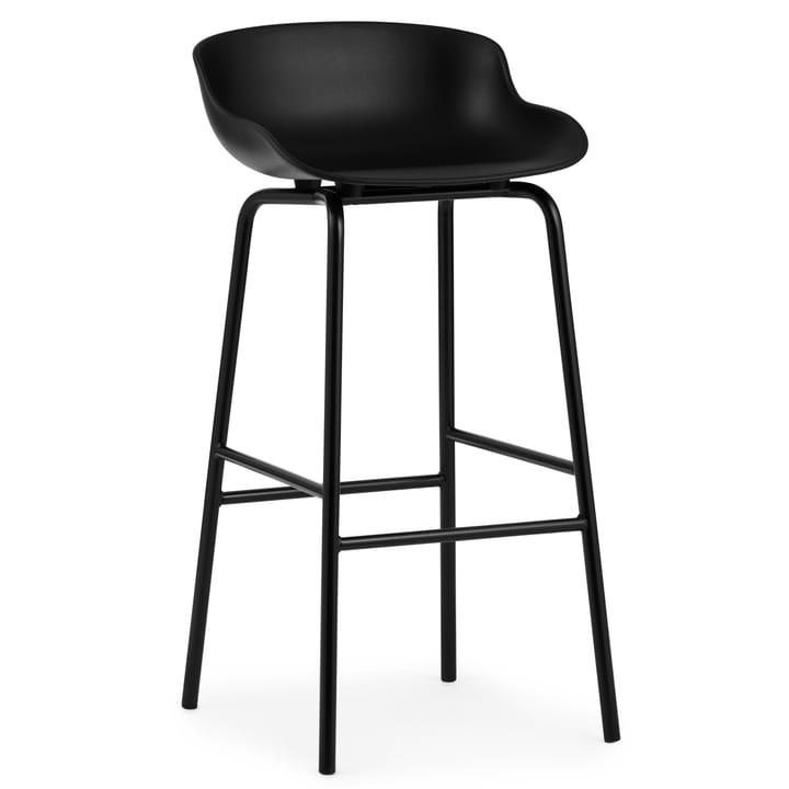 Pernas de metal de banco alto Hyg 75 cm - Preto - Normann Copenhagen