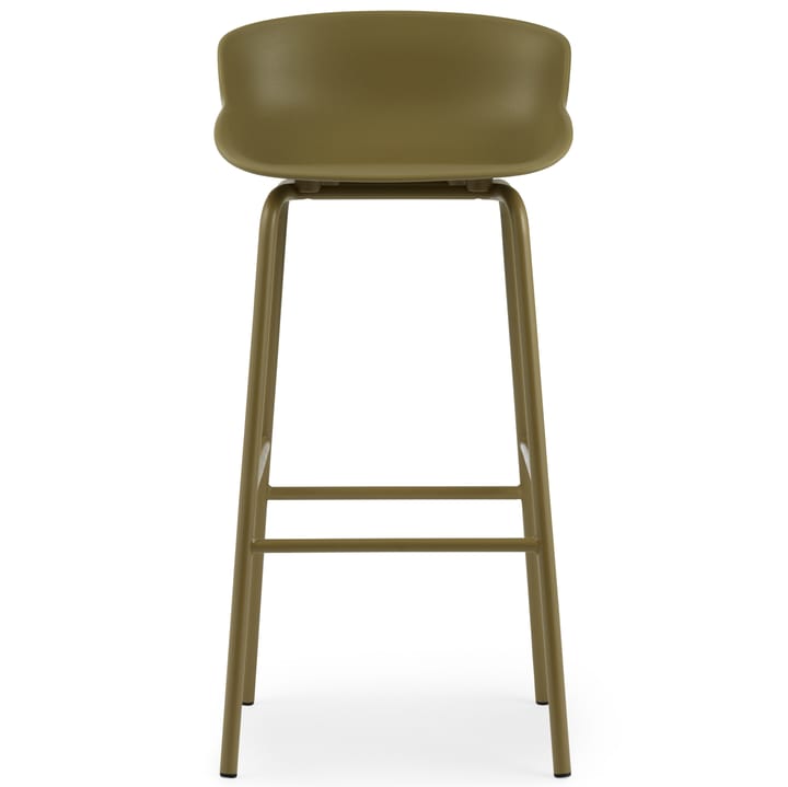 Pernas de metal de banco alto Hyg 75 cm, Verde azeitona Normann Copenhagen