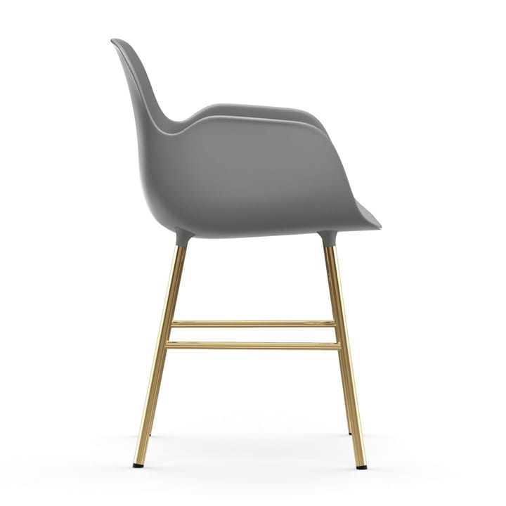 Poltrona pernas bronze Form, Cinza Normann Copenhagen