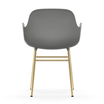 Poltrona pernas bronze Form - Cinza - Normann Copenhagen