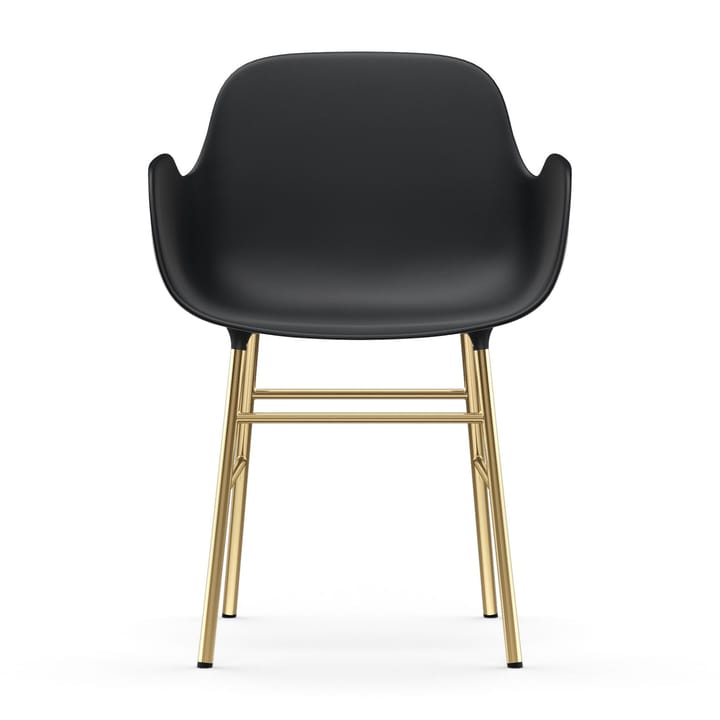 Poltrona pernas bronze Form, Preto Normann Copenhagen