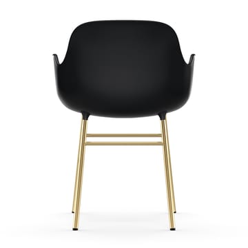 Poltrona pernas bronze Form - Preto - Normann Copenhagen