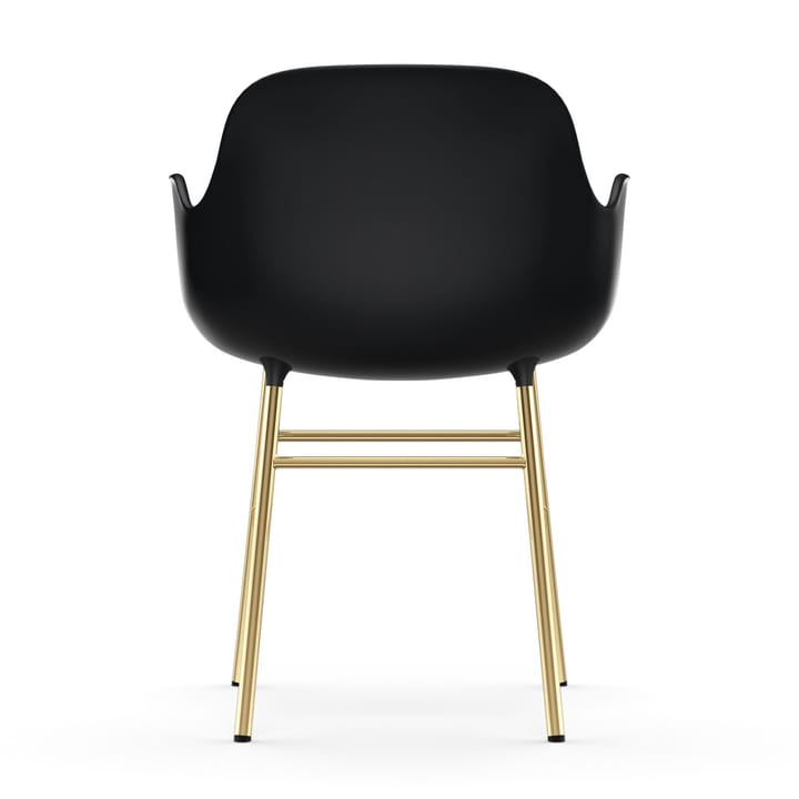 Poltrona pernas bronze Form, Preto Normann Copenhagen