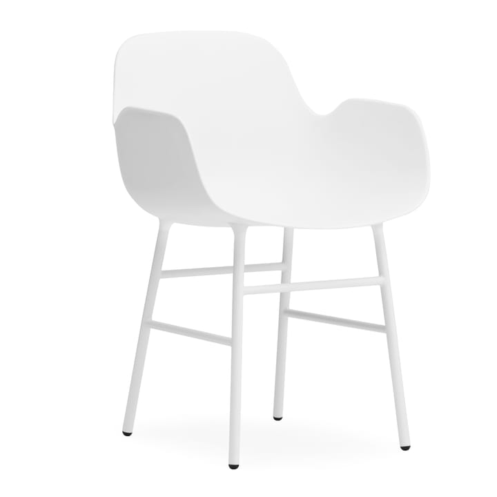 Poltrona Pernas de metal Form - Branco - Normann Copenhagen