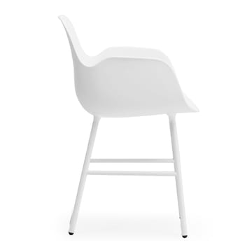 Poltrona Pernas de metal Form - Branco - Normann Copenhagen