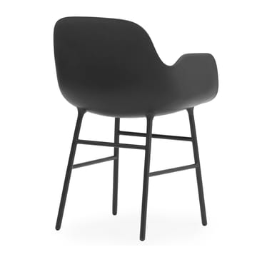 Poltrona Pernas de metal Form - Preto - Normann Copenhagen