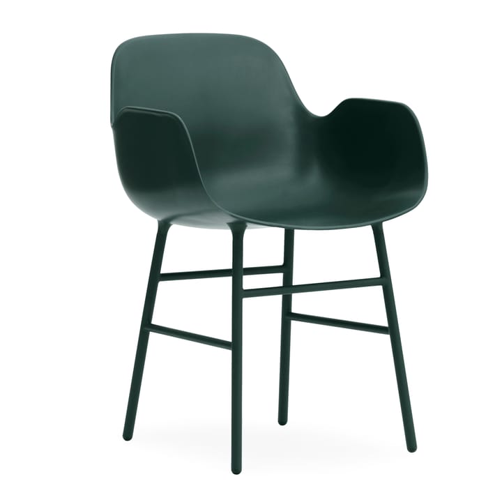 Poltrona Pernas de metal Form - Verde - Normann Copenhagen