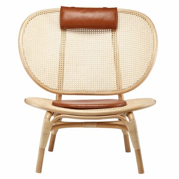 Cadeira Lounge Nomad - Couro conhaque natural - NORR11