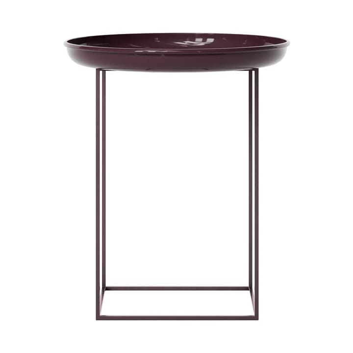 Mesa de apoio Duke small - Lacquered maroon - NORR11