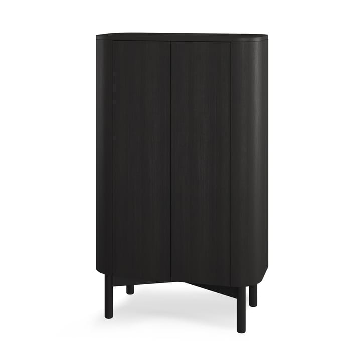 Loud gabinete alto 143 cm - Carvalho pintado-preto - Northern