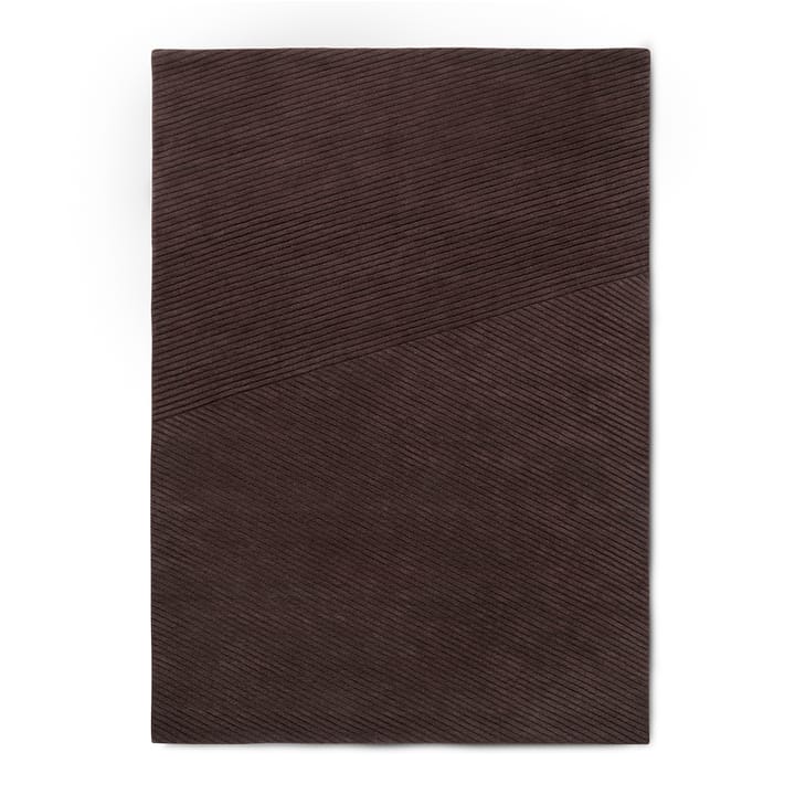 Tapete redondo Row médio 170x240 cm, Dark-brown Northern