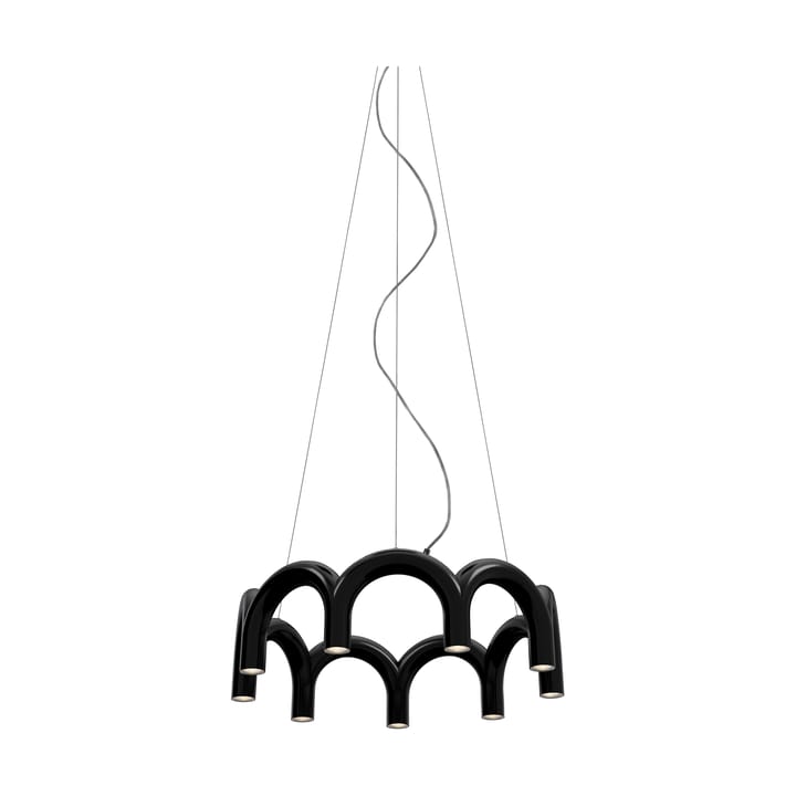 Candeeiro Arch circle Ø76 cm - Preto - Oblure